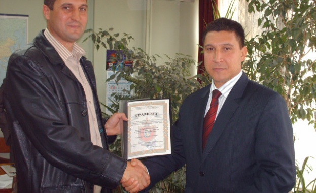 Полицай на месеца в Бургас е инспектор Владимир Христов  