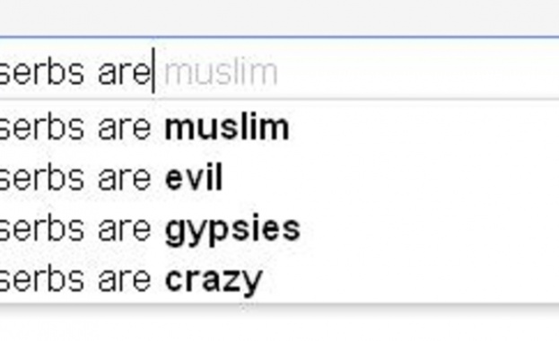 "Гугъл": Сърбите са мюсюлмани, злобни, луди...