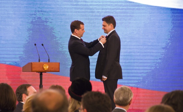 Българин получи медал „Пушкин” от руския президент Медведев 