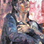 Художничка рисува шедьоври с вино 