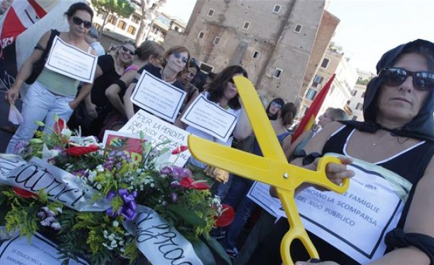 Национална стачка парализира Италия 