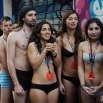 Голи тълпи обикаляха в новогодишната нощ Мадрид