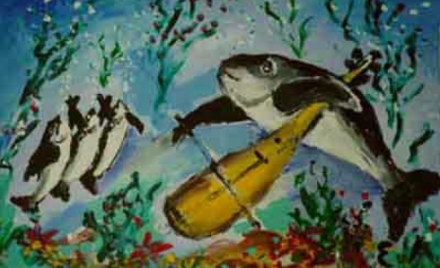 Сляп художник рисува портрети 
