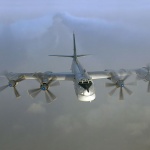 Руски бомбардировачи прелетяха над американски военен лагер (видео)	