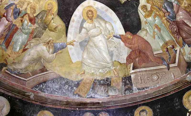 На Велика събота Църквата възпоменава телесното погребение на Иисуса Христа