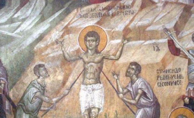 След убиването на свети архидякон Стефан с камъни от иудеите