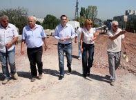  Йорданка Фандъкова провери изграждането на кръстовището на две нива в столичния квартал Младост