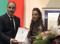 Министърът на вътрешните работи награди Ивет Лалова