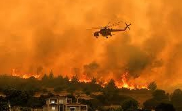 Спасителни екипи продължават да се борят с горските пожари в