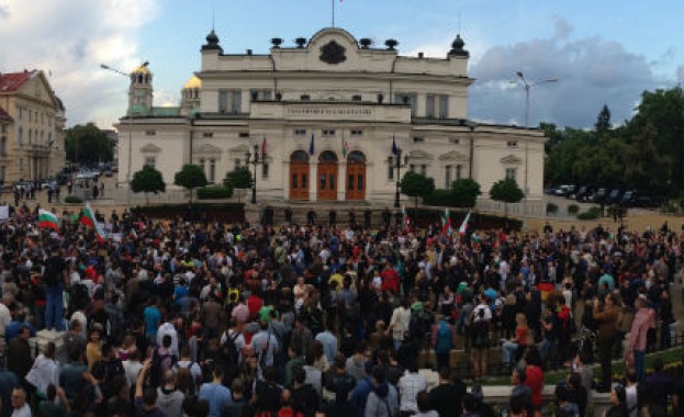 Жена била на протестите за и против правителството 