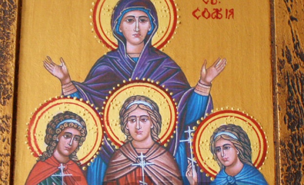 На 17 септември църквата почита паметта на Светите мъченици София,