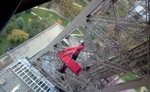 Активисти на Greenpeace протестираха на Айфеловата кула /видео/