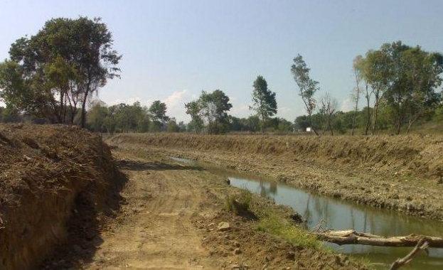 Хабитатът около река Вая напълно унищожен