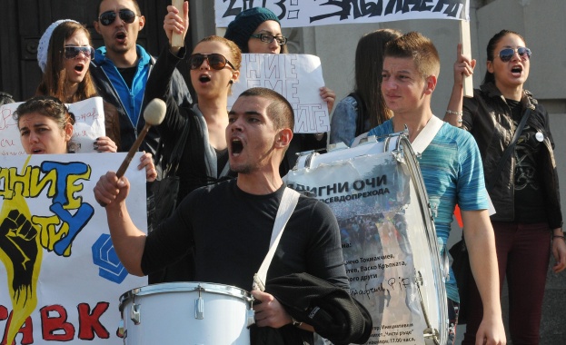 Студент: Вчера останахме в университета в знак на протест