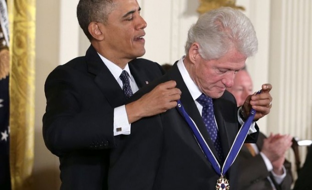 Бил Клинтън бе награден с "Медал на свободата"
