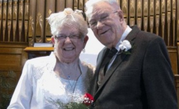 Канадци се ожениха 75 години след първата си целувка 
