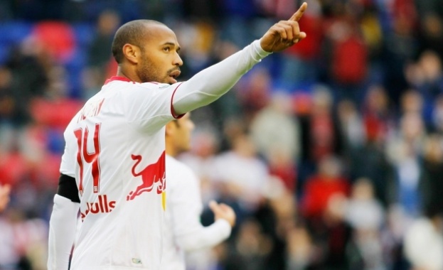 Анри се появи на тренировка на Арсенал 