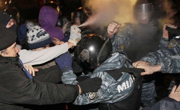 Освободиха  всички задържани от демонстрацията в Киев