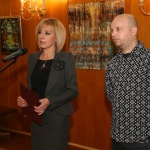 Манолова откри изложба на кюстендилски художник в НС