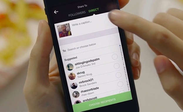 Личните съобщения вече и в Instagram