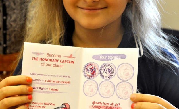  WIZZ AIR обявява Капитански паспорт за деца