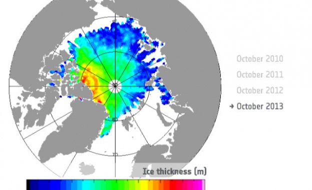 Арктическите ледове се увеличават