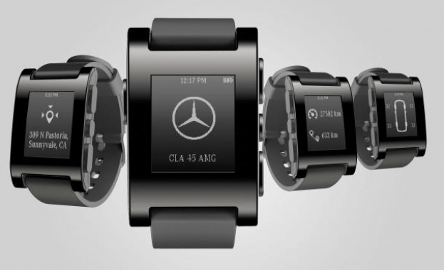 Часовникът Pebble ще комуникира с автомобили на Mercedes