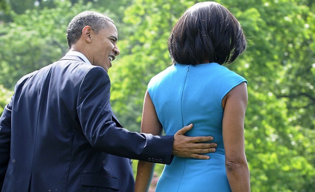 Обама заряза Мишел на Хавай
