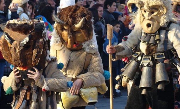 Кукери гониха злите сили в Благоевград