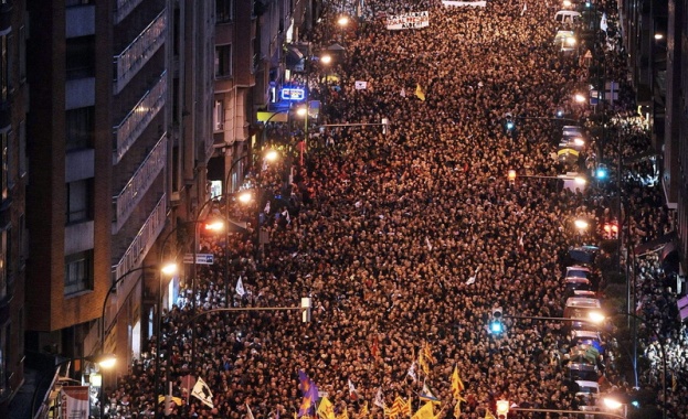 Баски националисти протестираха в подкрепа на затворниците от ЕТА