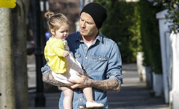 Бекъм зарадва щерка си с картина за 1 млн. долара 