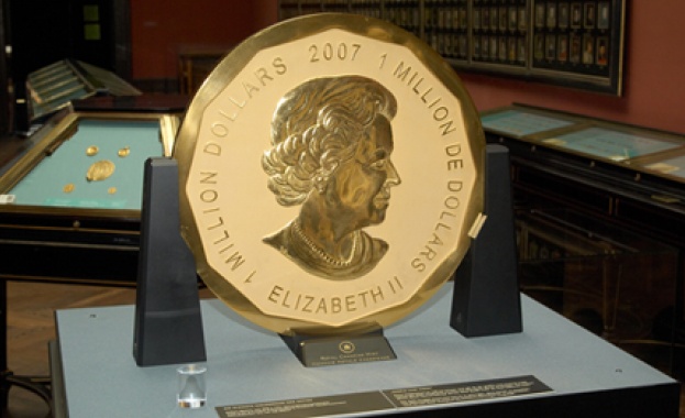 Във Виена излагат най-голямата в света златна монета 