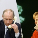 Путин и Меркел обсъдиха ситуацията в Украйна