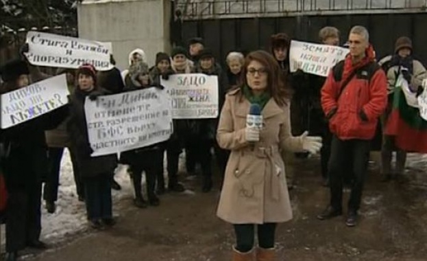 Жители на Бояна протестират срещу строеж на спортна база