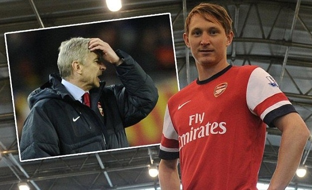 Kонтузеният Шелстрьом остава в Арсенал