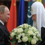 Путин поздрави Патриарх Кирил с петата годишнина от интронизацията му 