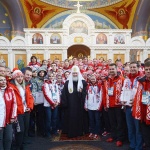 Патриарх Кирил благослови спортистите за победа