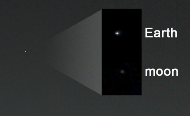 Curiosity направи уникална снимка на Земята 