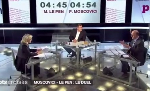 Льо Пен атакува ПЕС, защото Станишев управлява с екстремисти (видео)