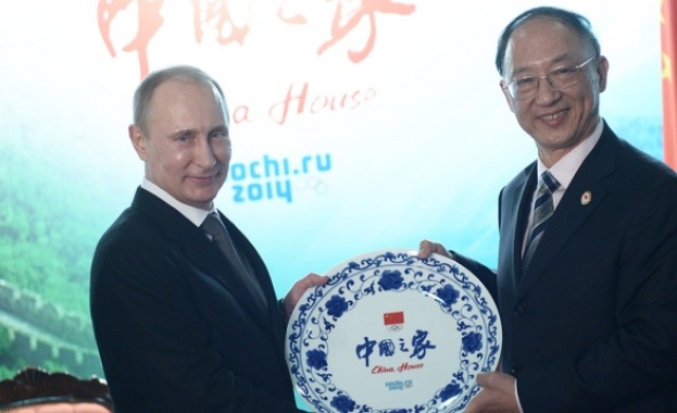 Путин посети китайския дом на Олимпиадата в Сочи