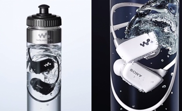 Нов водоустойчив МР3 плейър на Sony се продава в бутилка вода