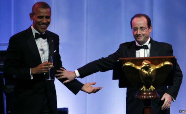 Обама прие Оланд в Белия дом 