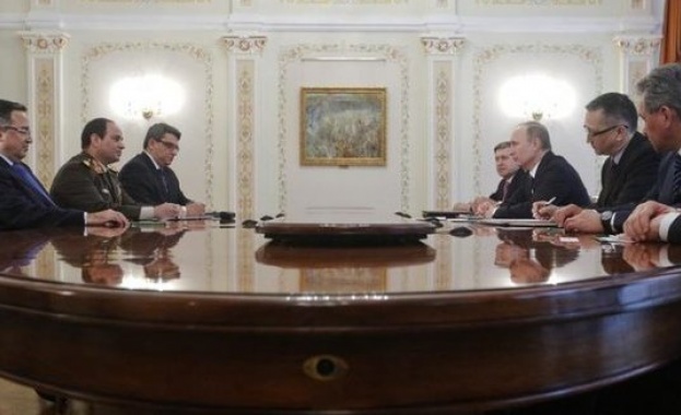 Путин подкрепя кандитатурата на Фатах ал-Сиси за президент 