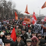 Затвор и условна присъда за протестиращи срещу Путин