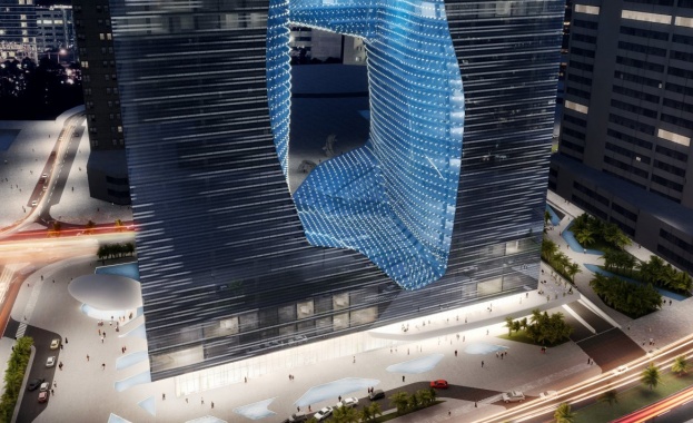 Заха Хадид представи „изчезваща” сграда в Дубай (видео)