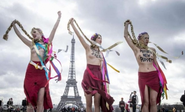 "Обесиха" Тимошенко с плитка в Париж