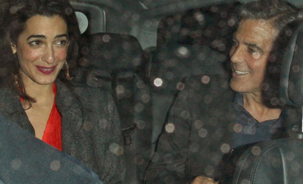 Джордж Клуни се среща с Амал Аламудин?