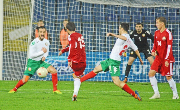 България стартира 2014 г. с победа, надви Беларус с 2:1