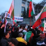 Митинг в подкрепа на Русия се проведе пред Руското посолство в София