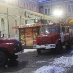 Гори Московската гара в Санкт Петербург 